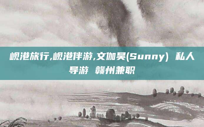 中卫岘港旅行,岘港伴游,文伽昊(Sunny) 私人导游 赣州兼职